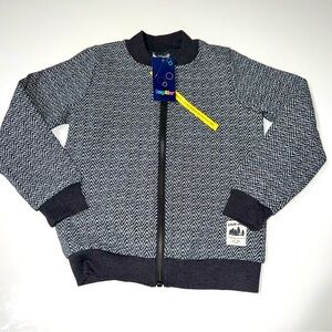 Nwt Boy’s Herringbone style zip front, lightweight jacket by Tupilu